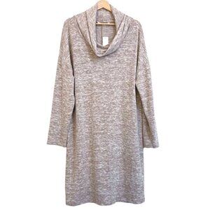 SOFT SURROUNDINGS Cozy Weekend Dress in Blush Melange NEW